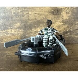 The Corps-Flashfire Striped-3.75" Tall Lanard 1986 Figure & Chap Mei Boat Raft